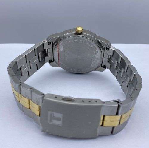 *TISSOT PR100 TWO-TONE STEEL MENS WATCH* R1 BIDS!
