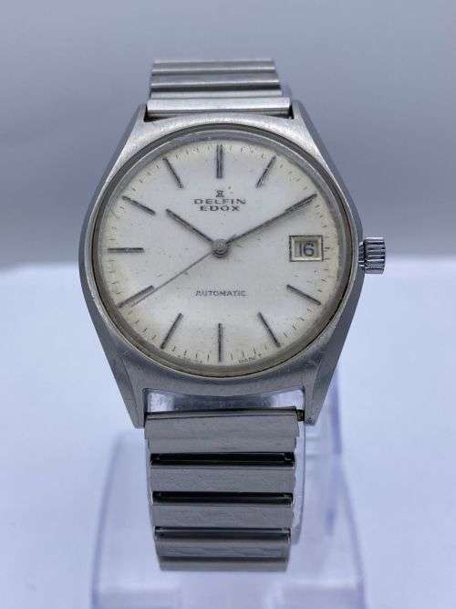 ***DELFIN EDOX AUTOMATIC VINTAGE MENS WATCH***