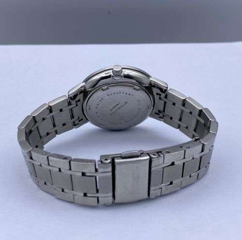 ***NEW STERLING LADIES CZ DIAMANTE DRESS WATCH*** R1 BIDS!!!