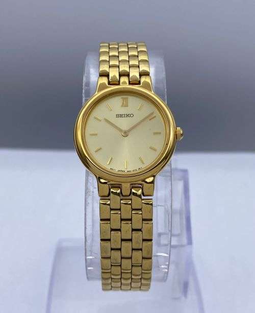 ***LUXURY SEIKO GOLD LADIES DRESS WATCH***