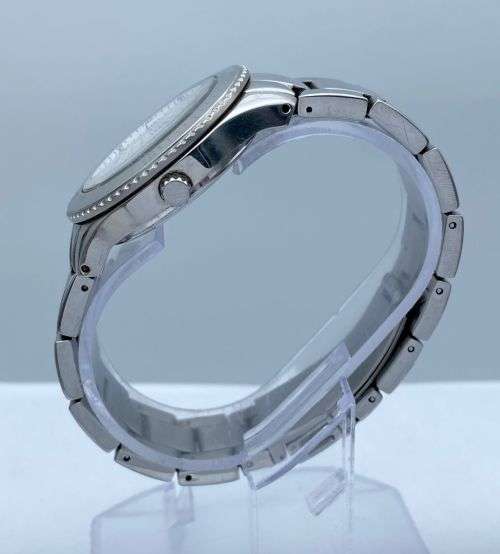 ***FOSSIL LADIES STEEL DIVERS DIAMANTE DIAL CHRONOGRAPH***