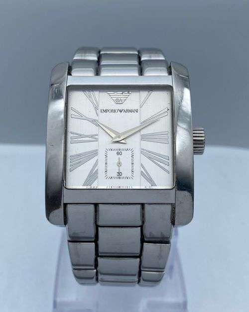 ***BEAUTIFUL ARMANI GRANDE DATE MENS DRESS WATCH*** R1 BIDS