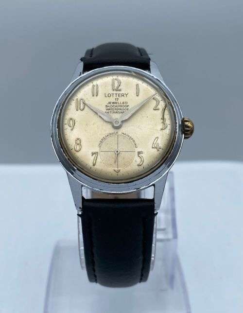 ***LOTTERY SWISS 17 JEWELS COLLECTORS MENS WATCH* R1 BIDS!