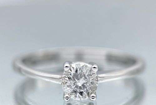 ***EGL 0.38CT DIAMOND ENGAGEMENT SOLITAIRE RING*** BRILLIANT RADIANCE!!!