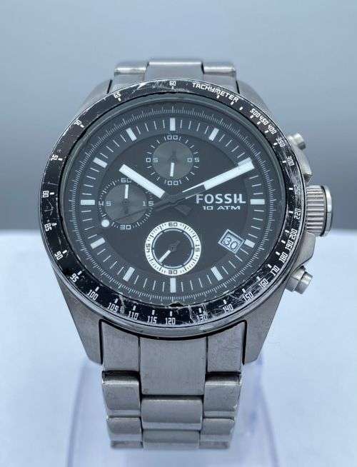 ***VINTAGE FOSSIL PANDA CHRONOGRAPH MENS WATCH*** R1 BIDS!