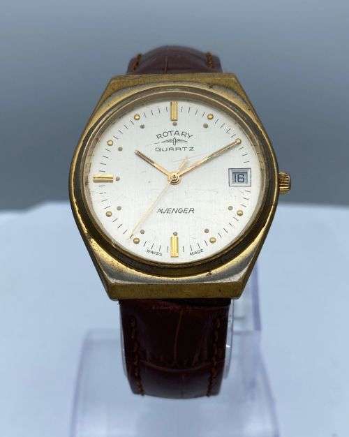 ***EXCELLENT ROTARY AVENGER MENS VINTAGE WATCH*** R1 BIDS!