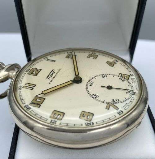 ***LUXURY TISSOT COLLECTIBLE SWISS POCKETWATCH*** R1 BIDS!