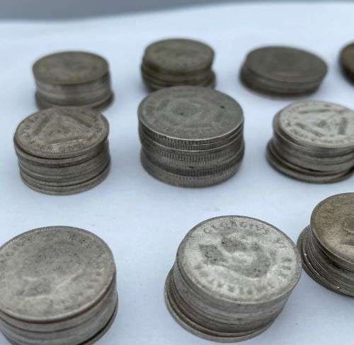 ***LOT OF MIXED SILVER % OLD SOUTH AFRICAN COINS!*** BID FOR ALL!