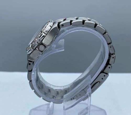 ***LOVELY FOSSIL BLUE LADIES PINK DIAL DIVERS WATCH***R1 BIDS!