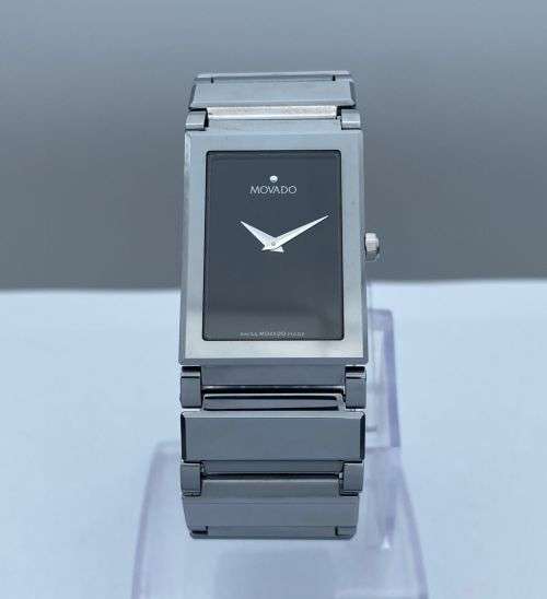 ***LUXURY MOVADO MUSEUM SWISS CERAMIC DRESS WATCH*** R1 BIDS