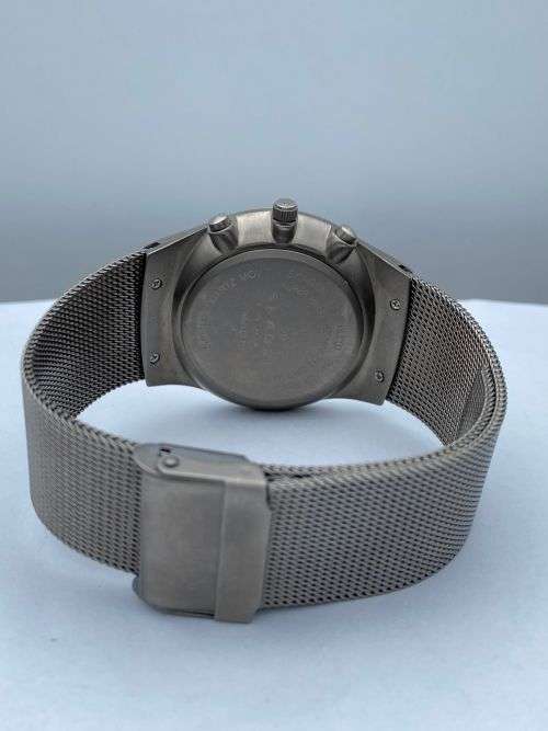 ***STUNNING SKAGEN TITANIUM CHRONO MENS DRESS WATCH*** R1 BIDS!!!