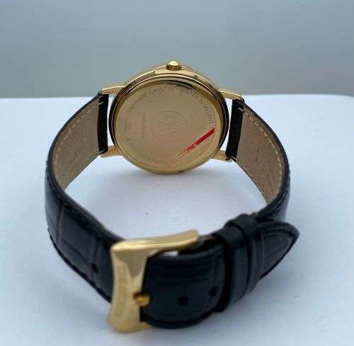 ***MINT RAYMOND WEIL GENEVE SWISS GOLD MENS DRESS WATCH*** R1 BIDS