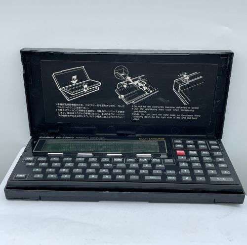 ***VINTAGE COLLECTORS CASIO PB-2000C POCKET COMPUTER* R1 BIDS