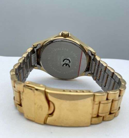 ***STERLING GOLD MENS EXECUTIVE DRESS WATCH*** R1 BIDS!