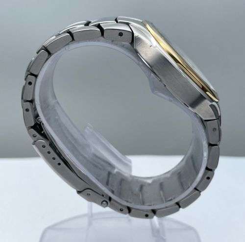 ***STERLING TWO-TONE MENS EXECUTIVE DRESS WATCH*** R1 BIDS!