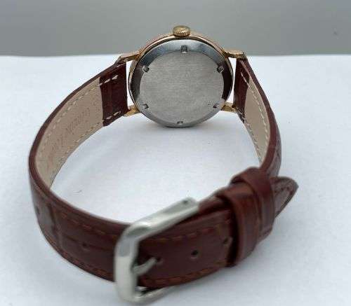 ***RETAIL:R8000 - SWISS ROTARY 17 JEWELS ROSE GOLD DRESS WATCH***