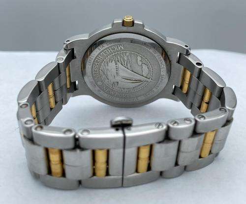 ***LUXURY MICHEL HERBELIN NEWPORT TWO-TONE DRESS WATCH* R1 BIDS!**