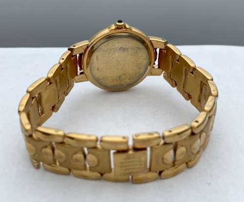 LUXURY MICHEL HERBELIN PARIS GOLD LADIES DRESS WATCH* R1 BIDS!
