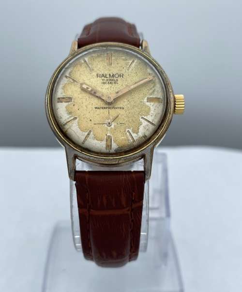 COLLECTORS RALMOR SWISS 17 JEWELS MANUAL WIND WATCH!