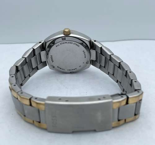 RETAIL:R4000 - FOSSIL TWO-TONE CRYSTAL LADIES DRESS WATCH!!!