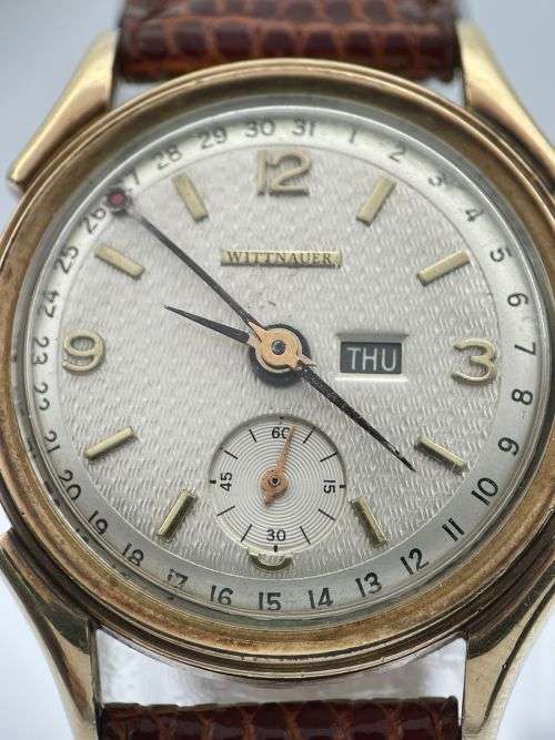 BEAUTIFUL WITTNAUER MECHANICAL ROSE GOLD SWISS WATCH!