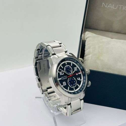 LUXURY NAUTICA MENS SPORTS CHRONOGRAPH- W/BOX & PAPERS!
