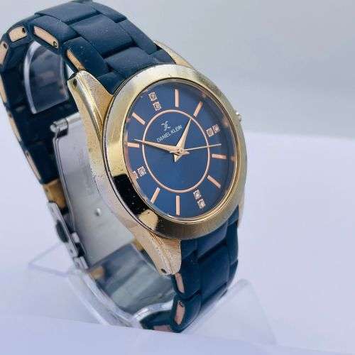 RETAIL:R5000 - VINTAGE DANIEL KLEIN ROSE GOLD MENS DRESS WATCH!