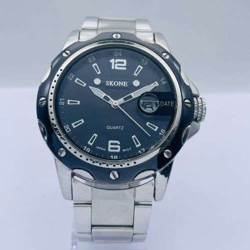 SKONE MENS STEEL DIVERS WATCH