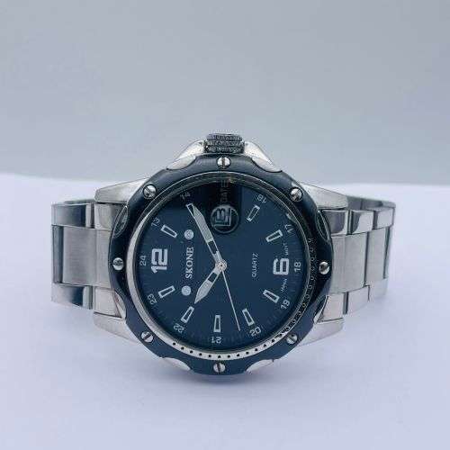 SKONE MENS STEEL DIVERS WATCH