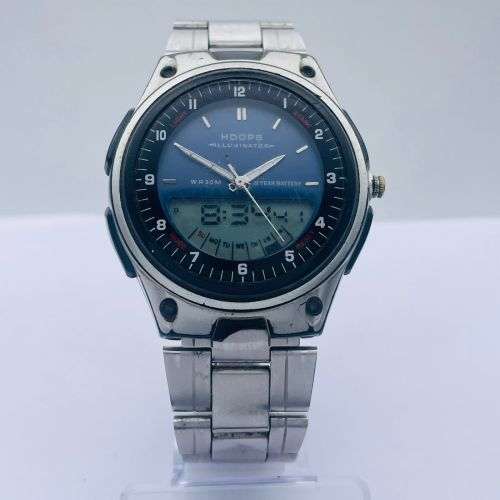 HOOPS DIGITAL ILLUMINATOR DRESS WATCH!