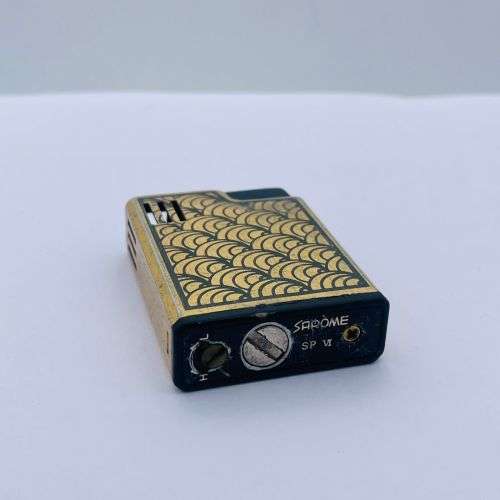VINTAGE SAROME GOLD MENS FLINT LIGHTER