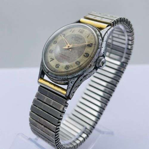 PRECISA SWISS VINTAGE MENS 15 JEWELS WATCH!