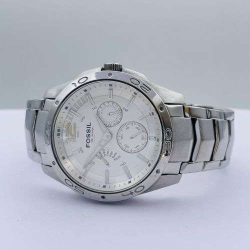 CLASSIC FOSSIL STEEL MENS CHRONOGRAPH SPORTS WATCH