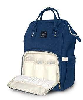 Multifunctional Nappy / Diaper Backpack - NAVY BLUE