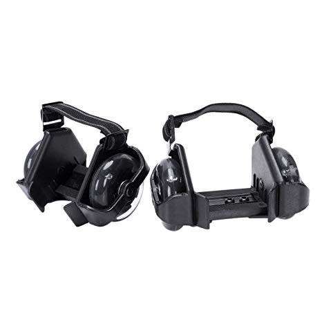 Flashing Roller Skates - Whirlwind Pulley - Black