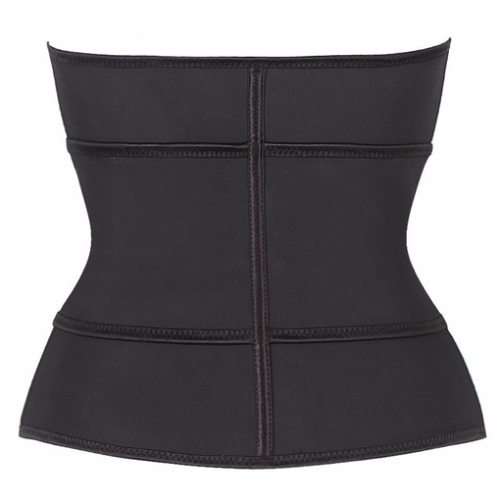 Double Layer Waist Trainer Corset Belt with Zip and Velcro Closures - SA Size Large