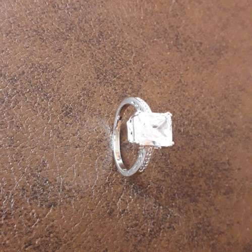 3.00CT Created Diamond Engagement Ring set in S925 Sterling Silver - 8 | Q