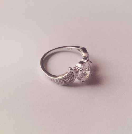 S925 Sterling Silver Designer 3.00CT Simulated Diamond Ring - Size 7 | P