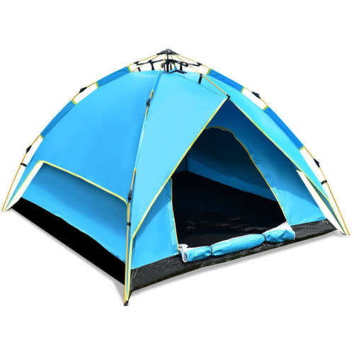 Camping tent 3-4 people, Automatic tent, Rainproof/Windproof tent