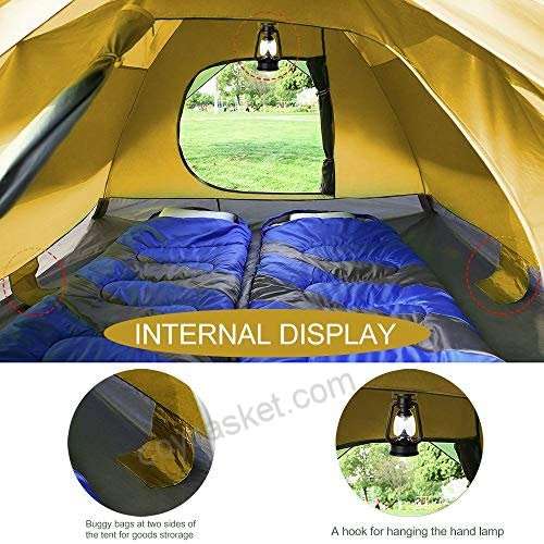 Campsberg Camping tent 3-4 person - Automatic pop-up tent