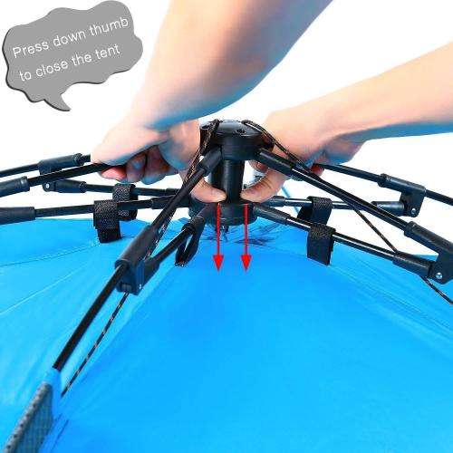 Beach/Picnic - Automatic instant 4 person half tent tent