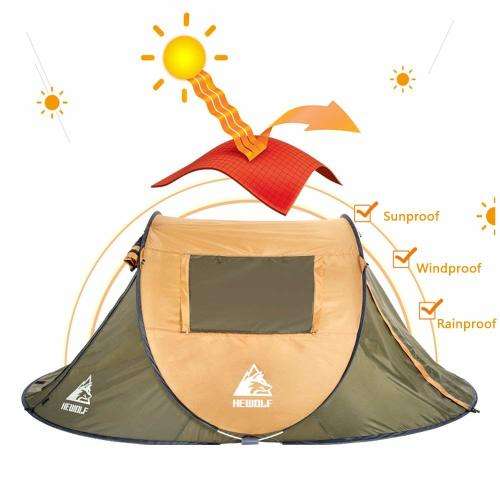 Hewolf 2-3 person 2 second instant Tent