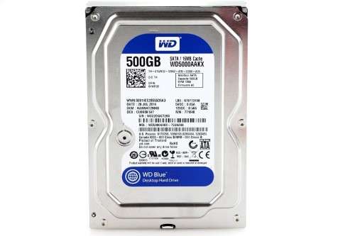Western-Digital WD5000AAKX Blue 500GB 7200rpm SATA 6Gb/s 16MB Cache 3.5 Inch Internal Hard Drive