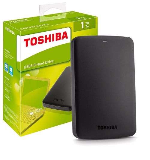 Toshiba Canvio Usb3 1TB 2.5'' External Hard Drive