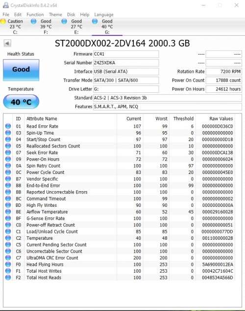 Seagate ST2000DX002 Firecuda SSHD 2TB 3.5" Internal Hybrid Hard Drive