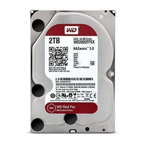 WD RED 2TB 3.5` INTELLIPOWER NAS 64MB HDD