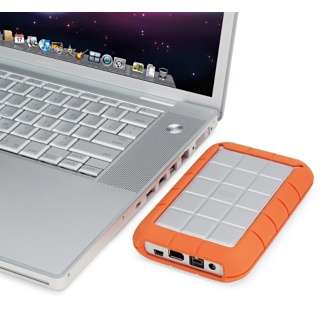 LaCie Rugged Triple 2.5 Inch USB2.0/FW800 External Hard Drive - 500GB (5400rpm)