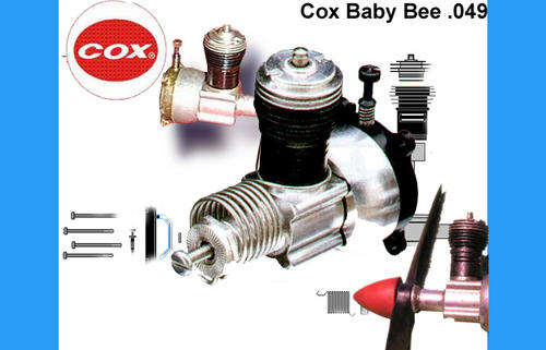 3 x COX 049 ENGINES + VARIOUS SPARES - SOLD AS COMPLETE PACKAGE