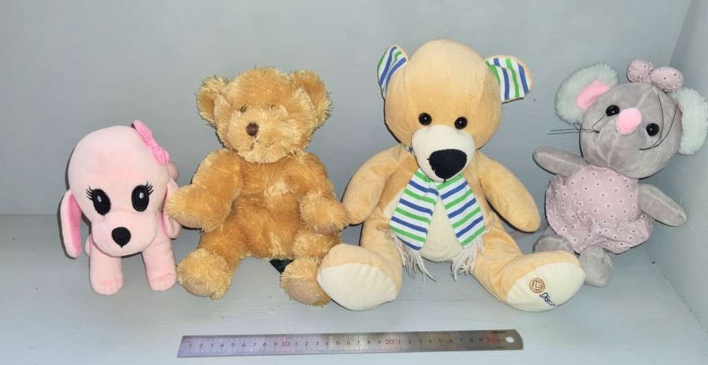 Collection of cute teddy bears