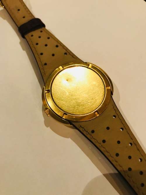 18K SOLID GOLD Gents 1970's Omega Dynamic Calendar Watch - Extremely Rare!